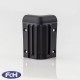 Plastic Black Corners - Pack of 4 + Screws